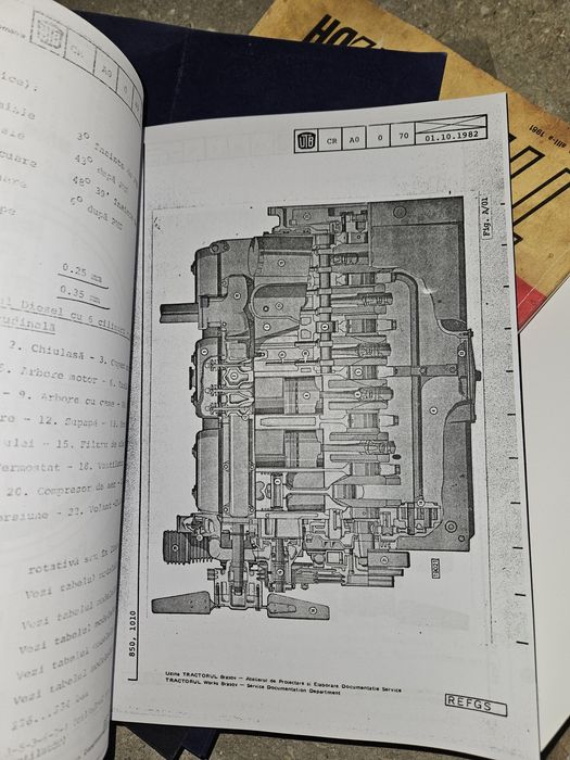 Carte Date și Norme de Reparație pt Tractoarele U1010