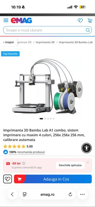 Imprimanta bambu lab A1 combo