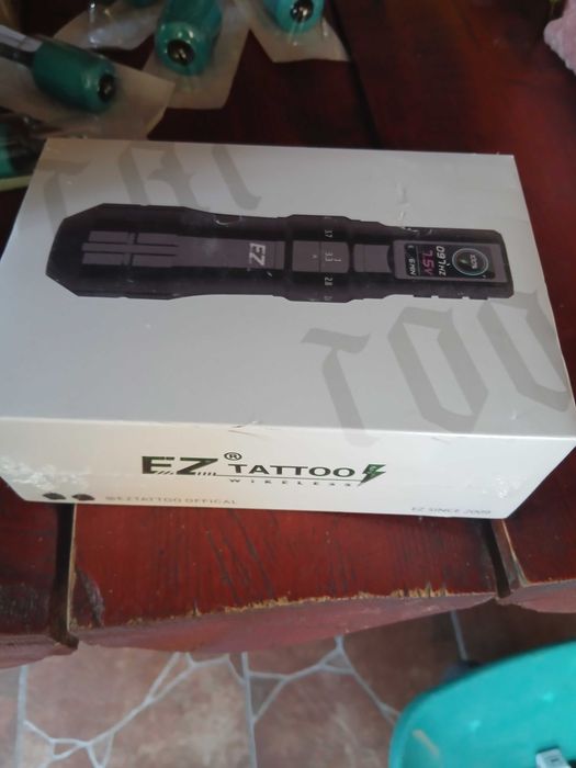 Aparat / Mașină de tatuat Wireless EZ P3 Pro (bătaie reglabilă + 2 baterii)