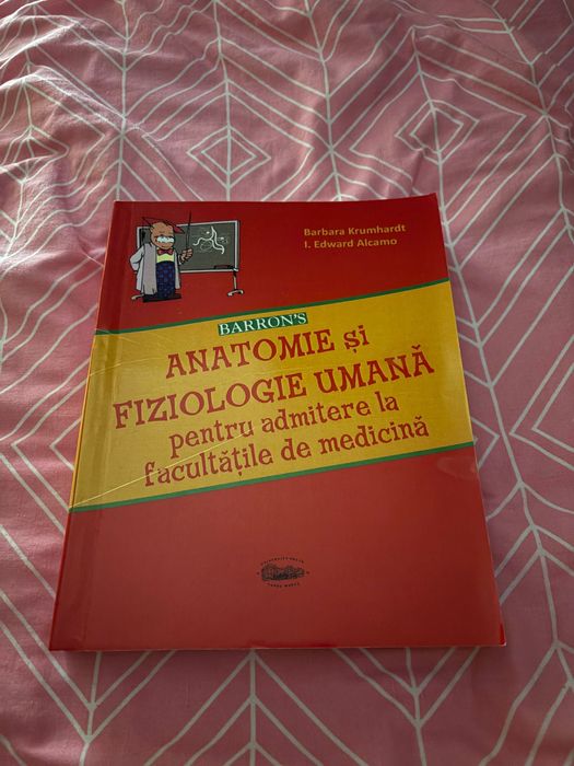 Vând Barron’s- Anatomie și Fiziologie Umană pentru admiterea la medicină.