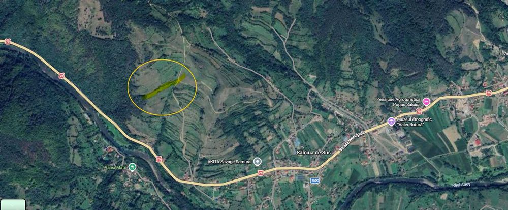 Teren extravilan în comuna Sălciua, județul Alba