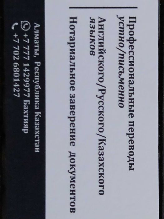 PROFESSIONAL INTERPRETER  English / German / Russian / Kazakh