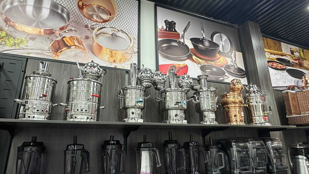 Самовар для бардак чай (черный квадратный)