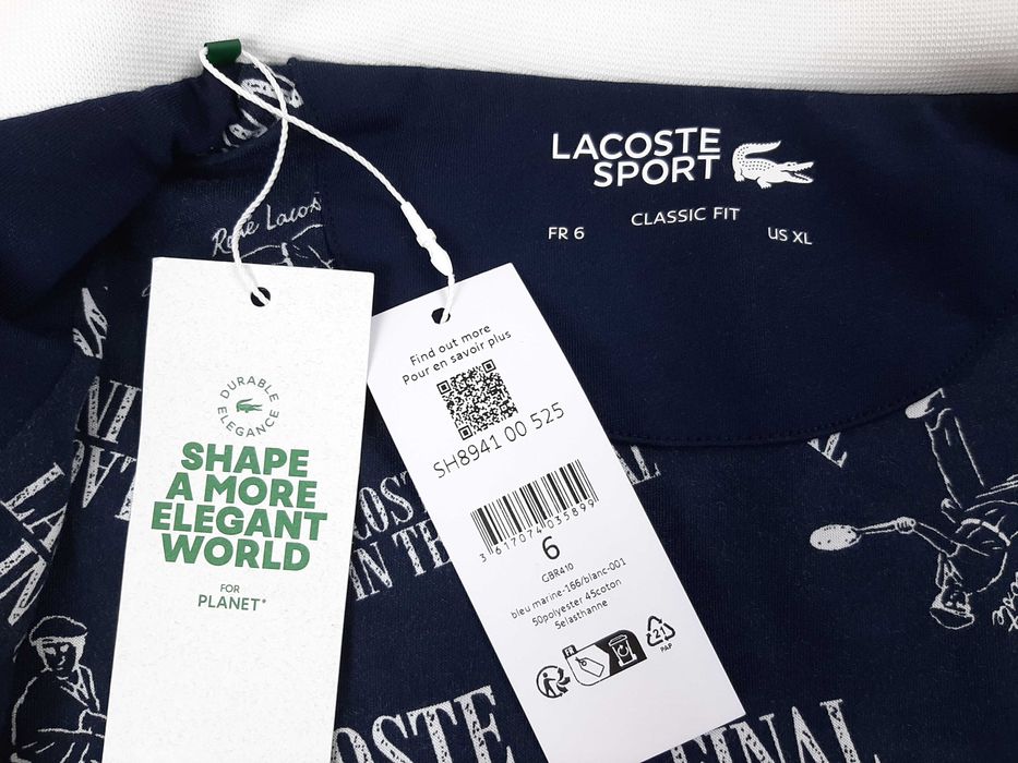 Lacoste Tennis - Оригинално мъжко спортно яке размер XL