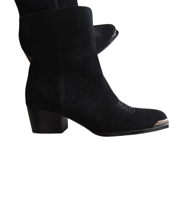 Celine ботуши велур