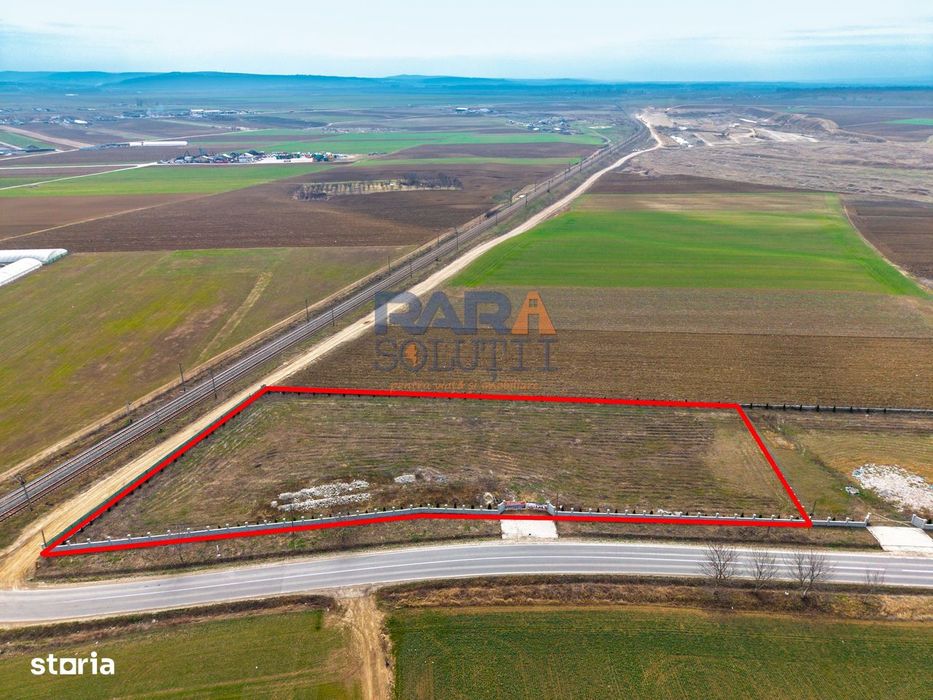 Teren 7.092 mp cu PUZ aprobat + Autorizatie / investiție autostrada A7