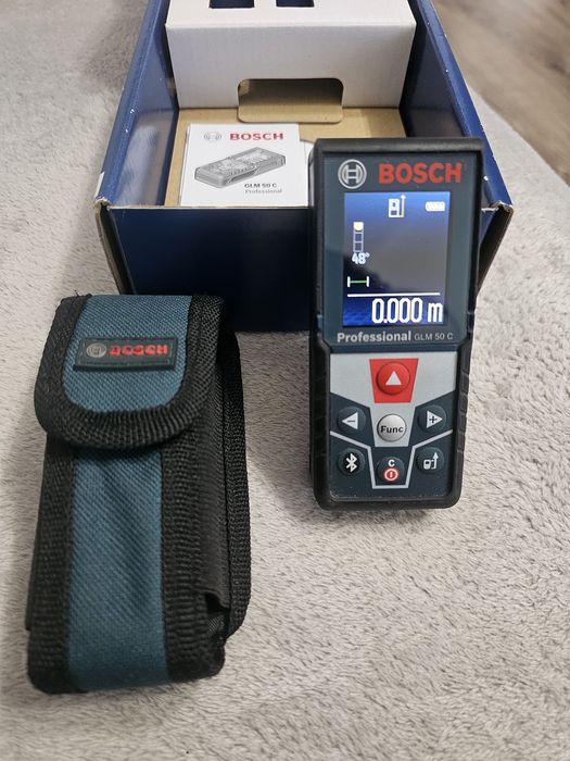 Telemetru cu laser Bosch Glm 50C Bluetooth
