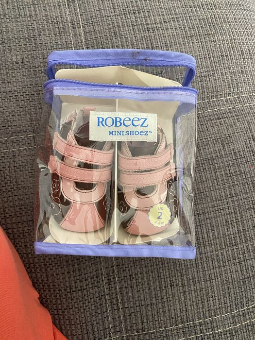 Papuci piele bebe fetita