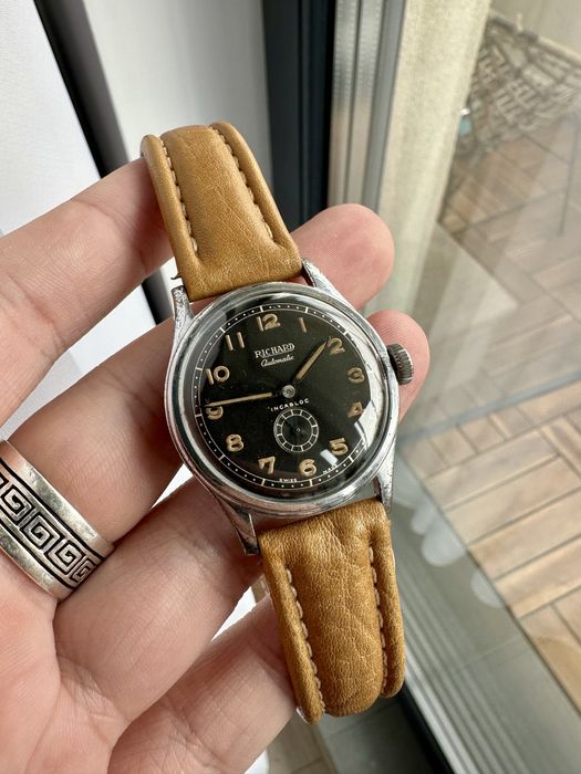 Ceas Richard vintage militar automatic bumper