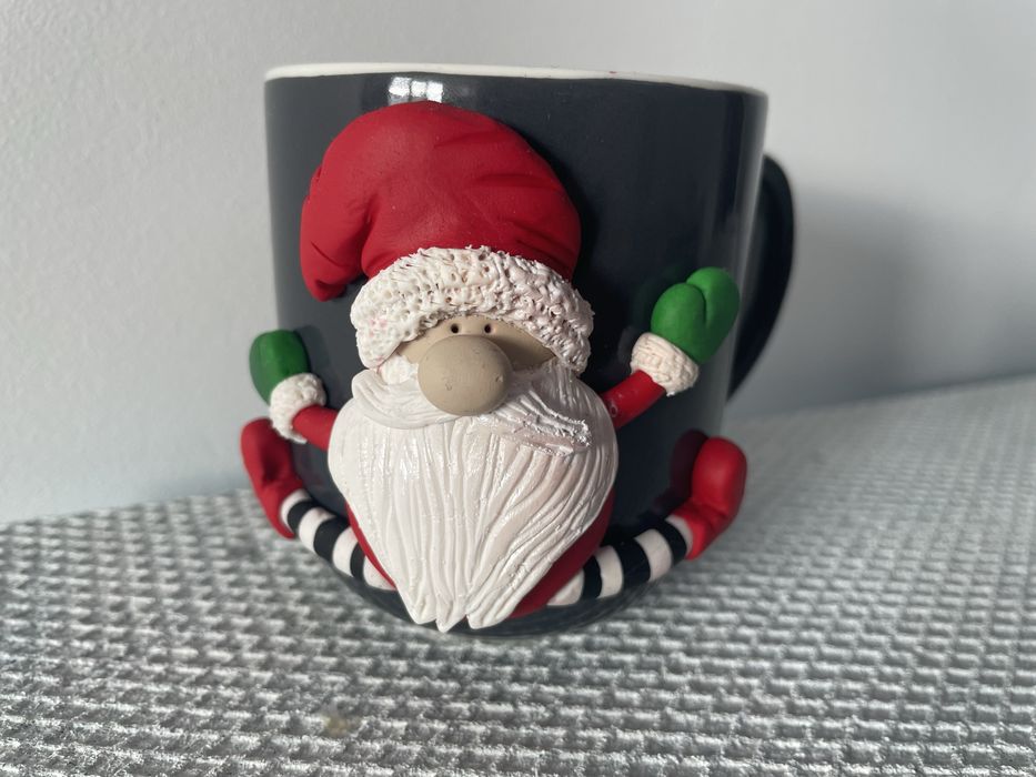 Чаши декорирани с полимерна глина