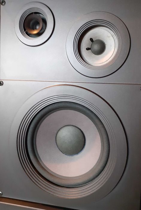 Boxe Hi-Fi ONKYO bas 16cm, cu tweetere din titan și Boxe HiFi Palladium rare pe piață, 3 căi bass 16 cm de raft bookshelf