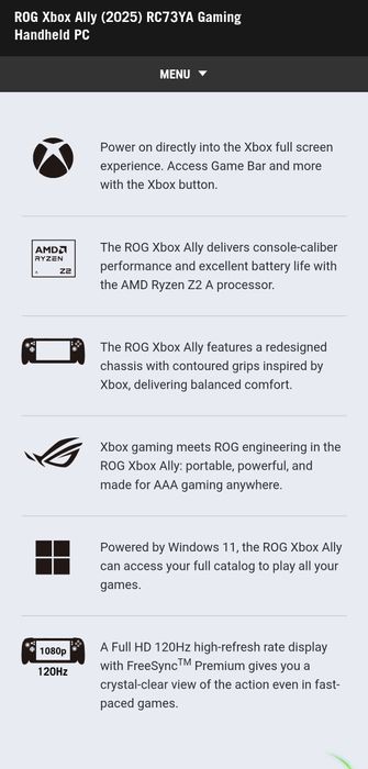 ROG Xbox Ally + SanDisk Ultra microSDXC 1TB