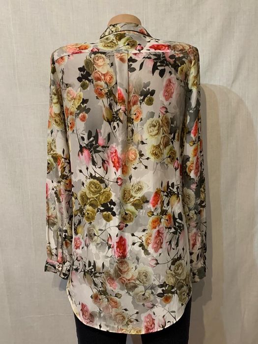 River Island Camasa gri cu model floral