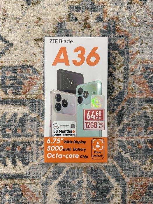 Смартфон ZTE Blade A36(4gb,64gb).