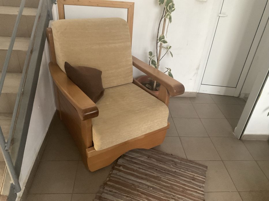 Fotoliu lemn masiv Italia