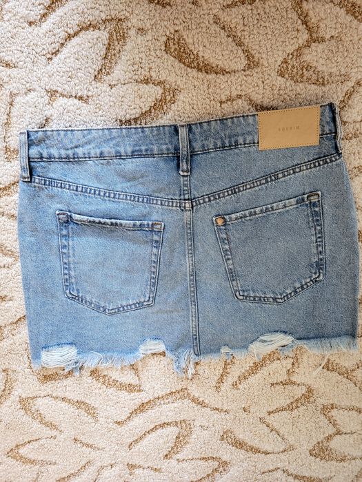 Fusta de blugi, denim, h&m