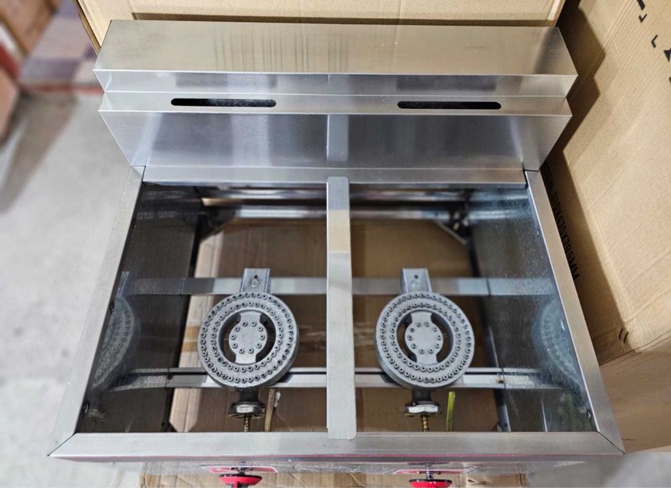 Friteuza gaz 61+61 dubla -TRANSPORT GRATUIT