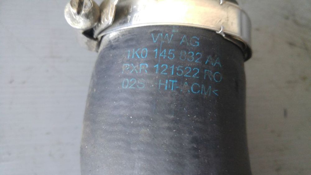 furtun intercooler 2.0 tdi audi a3 8p vw golf 6 skoda octavia 2 seat leon caddy 1k0145832aa