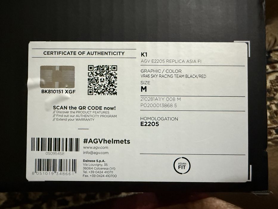 Шлем AGV мотошлем