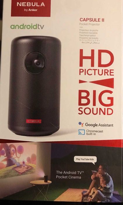 Продава мултимедия  Anker Nebula Capsule II и статив. Нови!  950 лв.