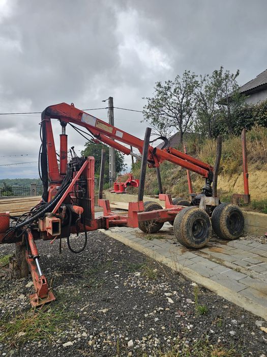 Remorca forestiera 10t.