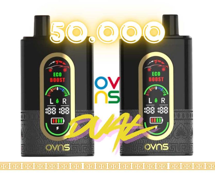 Vape Luxury Edition 50.000 Puffs Dual Flavors 4 Mesh Coil Hookah