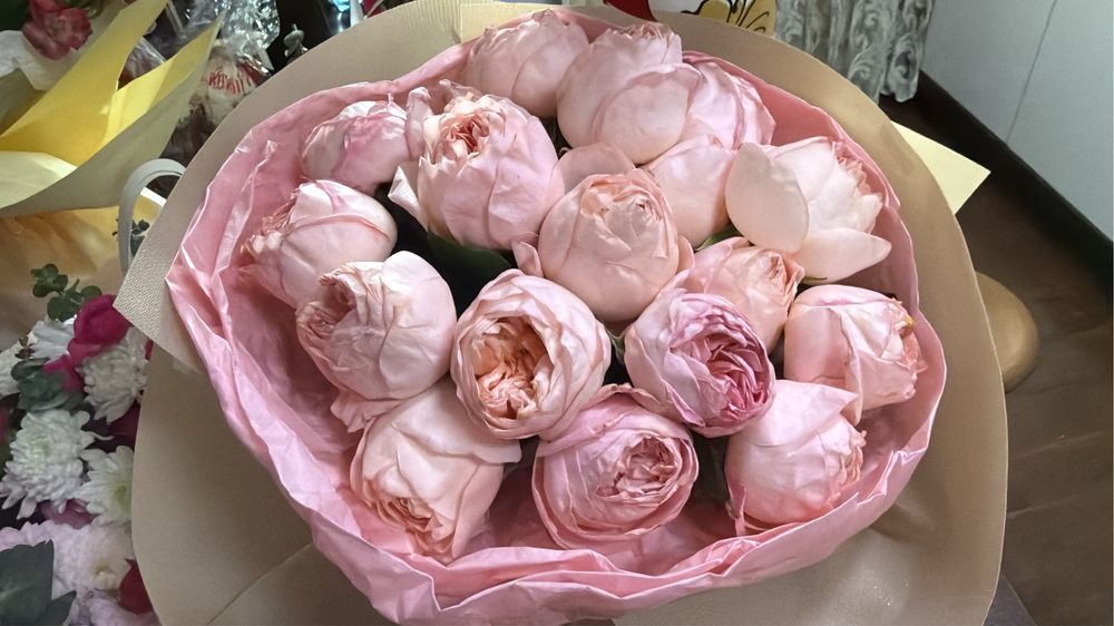 Свежие букеты цветов