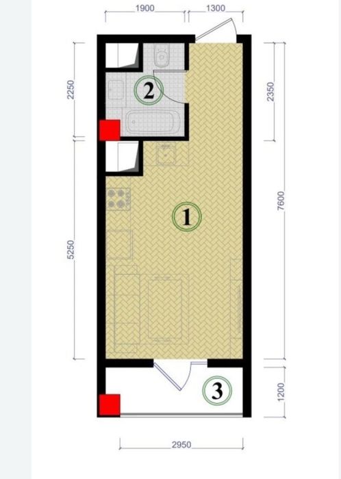 Tayyor dom supper arzonga ‼️ 1/11/16  30m2 Roxat