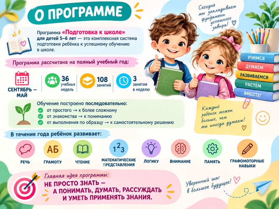 Программа Подготовка к школе 5-6 л.