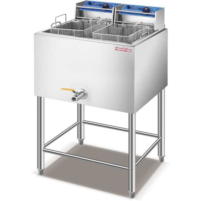 Фритюрница / 1-Tank 2-Basket Electric Frier (Flamemax)