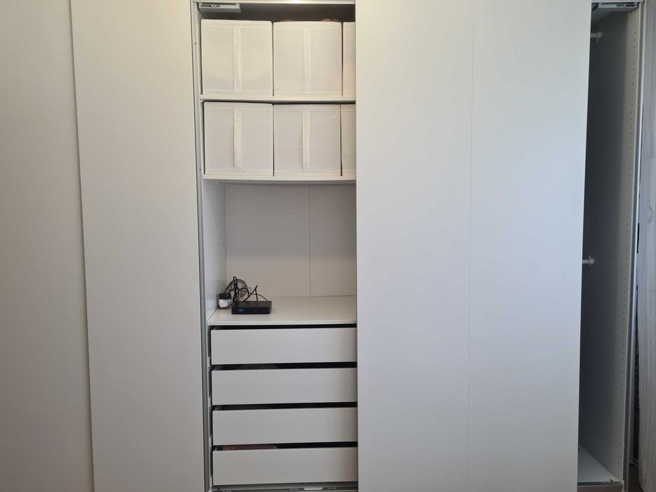 Dulap / dressing Ikea Pax, alb,  300x66x238 cm