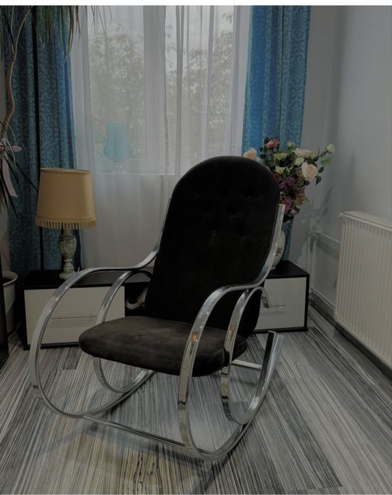 Balansoar vintage, cadru metalic