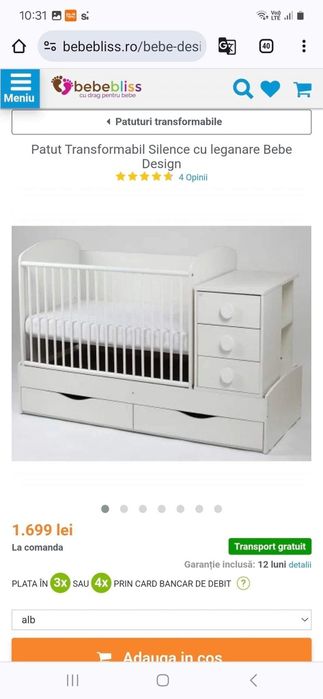 Patut bebe si masa de schimb