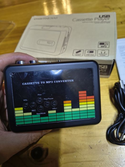 USB към MP3 касетофон, преносим аудио музикален плейър, конвертор от к