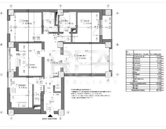 4 camere, 6/10, anvelopat, 89mp, bloc 1983-Bdul Ghencea