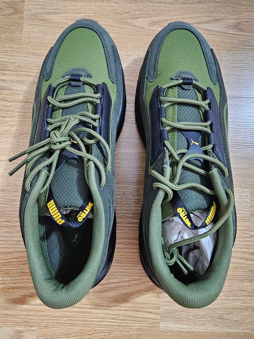 Puma EXOTEK NITRO Shoes Olive Green/Dark Olive Mar:44