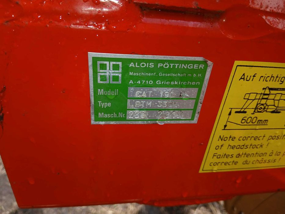 Cositoare rotativa Pottinger 190 plus