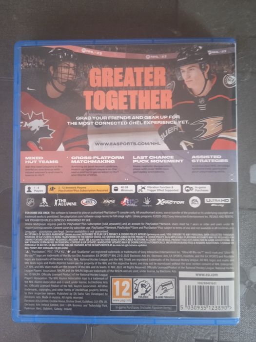 Диск с игрой NHL 23 PS5