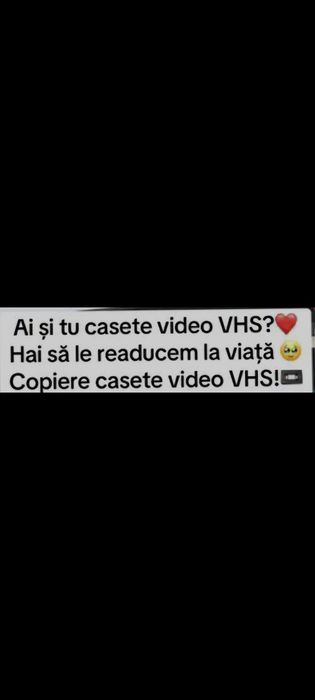 Inregistrari casete video pe usb