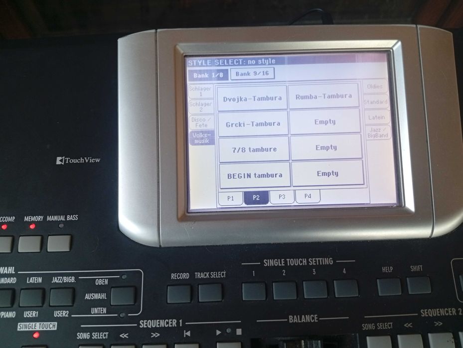 Klavir korg pa 500