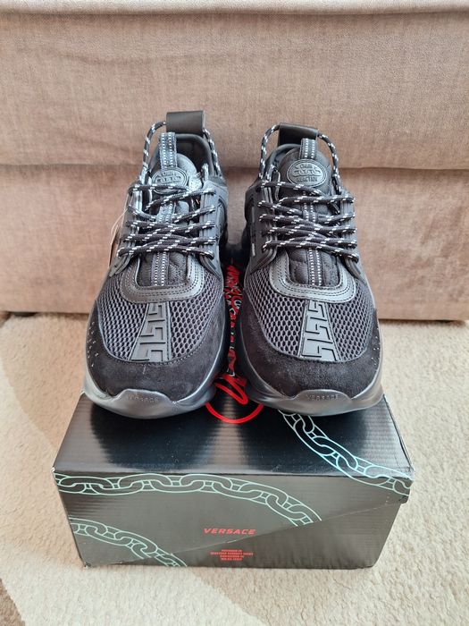 Papuci Versace Chain Reaction Negrii 42