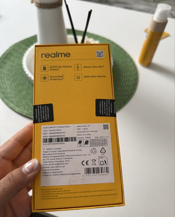 Realme Note 70T чисто нов