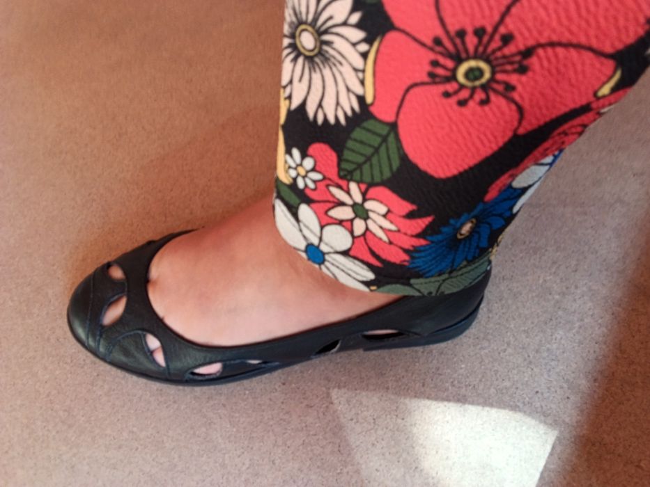 Balerini de dama din piele