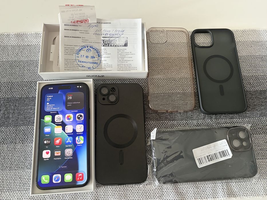 IPhone 15 Plus 128gb Гаранция!! Изгодно!!