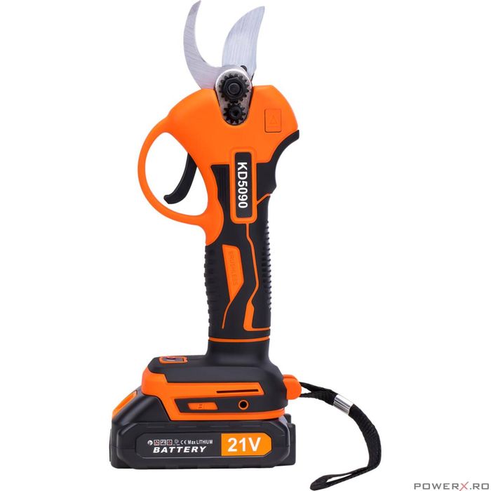 Foarfeca electrica pentru gard viu, pomi, vita-de-vie, cu acumulator,