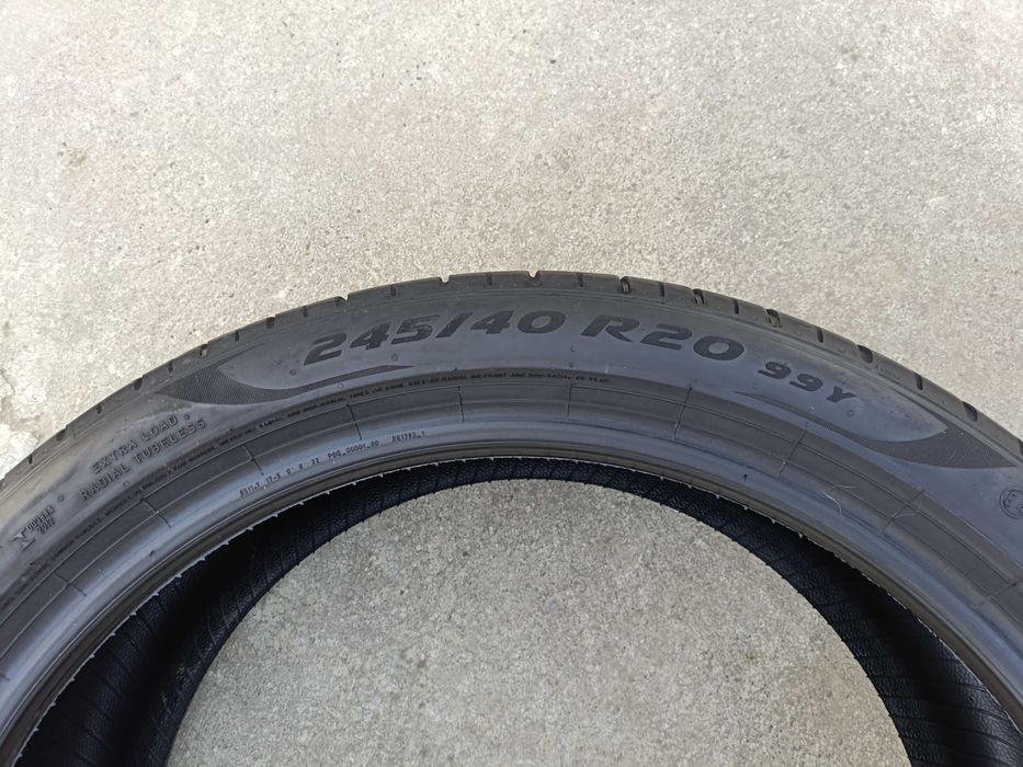 Doua anvelope 245 40 20 pirelli p zero pz4 profil 6 mm dot 4824