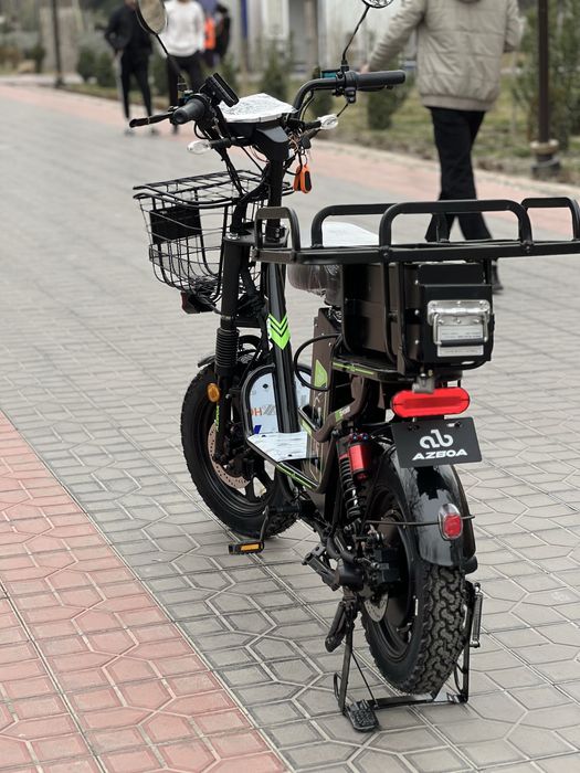 100km bitta akumlyator bilan monster skuter!!!