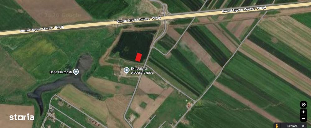 Teren Intravilan construibil 1.000mp - zona Ghercești/Craiova