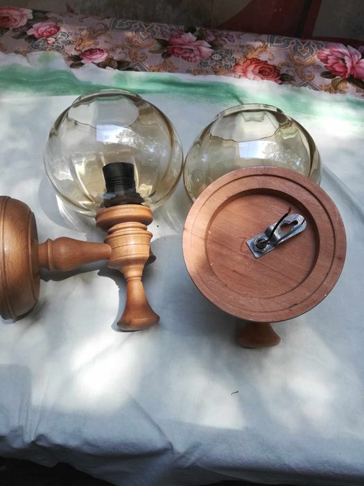 4 броя Дървени аплици