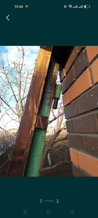 Ворота железные без калитки